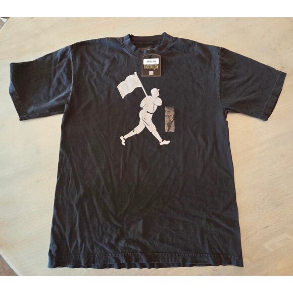 NWT Baseballism Crewneck Graphic T-Shirt Babe Ruth SZ Medium - Picture 1 of 5